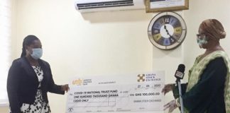 Stock Exchange donates GHȼ100,000 to COVID-19 Trust Fund