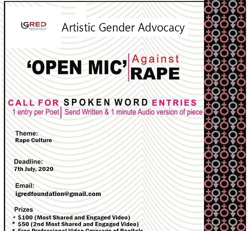 IGRED launches open mic against rape culture