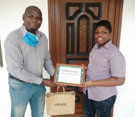 Stratcomm Africa rewards winners of reading and writing competition for media kids