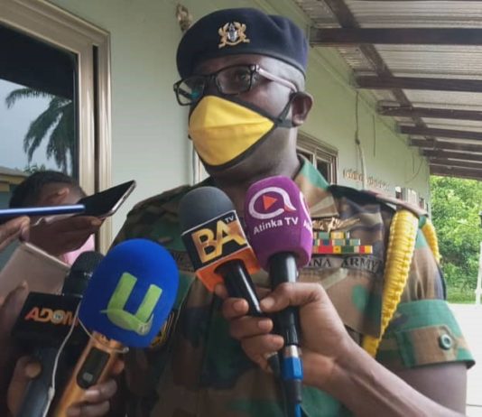 Sunyani military barracks undergoes disinfection