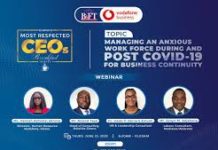 2020 Ghana’s Most Respected CEOs Breakfast Series takes off today