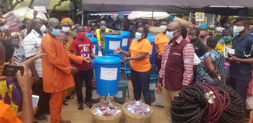 WinE donates COVID-19 items to 3 market centres in Accra, Tema and Kumasi