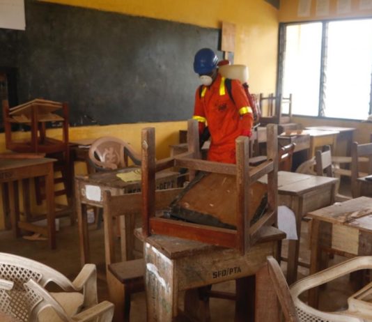 Ahafo Region SHSs benefit from disinfection against COVID-19