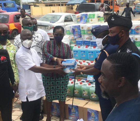 Home-style donates COVID-19 relief items worth Gh¢50,000