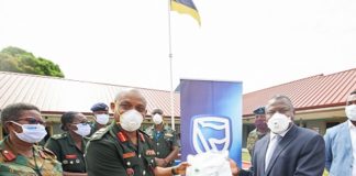 Stanbic donates test kits, PPE to GHS, Cardio and 37 Military Hospital