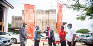 Vodafone Foundation donates PPE to La Dade Kotopon Municipal Assembly