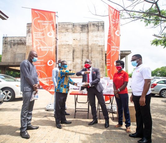 Vodafone Foundation donates PPE to La Dade Kotopon Municipal Assembly
