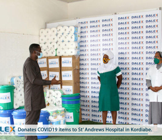 Dalex Finance donates to St. Andrews Catholic Hospital, Kordiabe