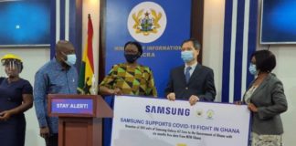 MTN, Samsung present 500 phones to support contact tracing activities