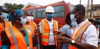 Massive clean-up in Accra markets