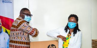 NBSSI distributes 70 laptops and printers to boost data collection of member associations