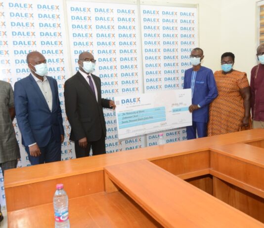 Dalex Finance donates towards UG’s 20-for-20 campaign