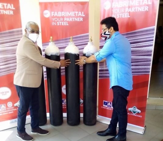 COVID-19: Fabrimetal donates 4000 cubic metres of oxygen to Korle-Bu