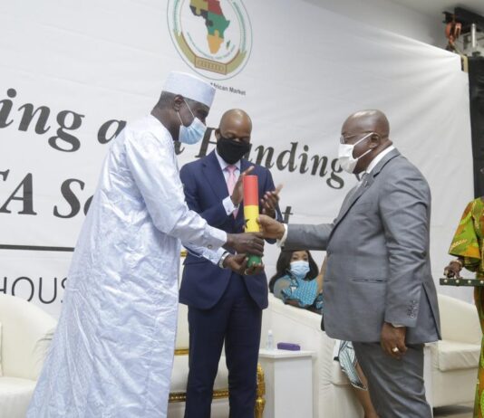 Africa is open for business…as President hands over AfCFTA secretariat