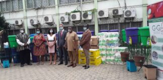 GIZ, SECO hand over COVID-19 support items to MoFA