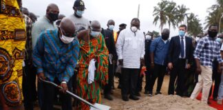 Akufo-Addo cuts sod for Sek/T’di waste treatment facility