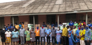 CUA supports BECE candidates with PPE