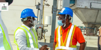 Ecobank boss tours AMG’s ultra-modern factory