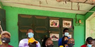 Rotary Club of Accra –Tesano and Accra- Legon distribute branded nose masks to Tsokomey Fishing Community