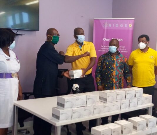 MTN donates 3,000 face masks to Ridge Hospital