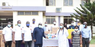 COVID 19: Achimota Retail Centre donates med supplies to Achimota Hospital