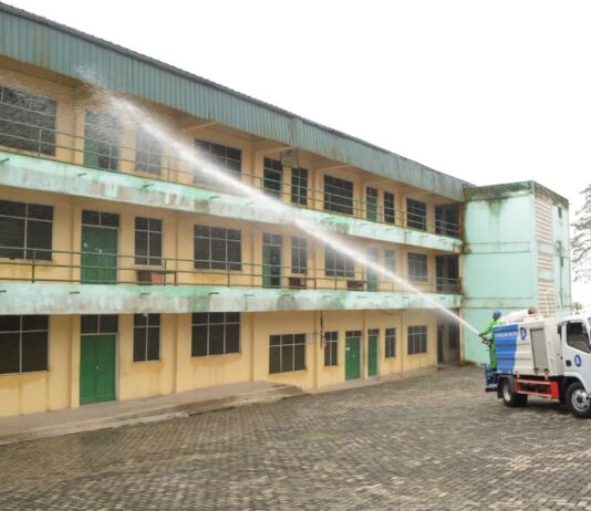 PHASE THREE: GES, Zoomlion disinfect 140 high schools in Eastern Region