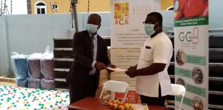 Cashew processing factories take delivery of COVID-19 reliefs items