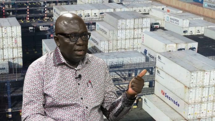 H.R. Manager at Port Takoradi, Peter Amo Bediako, speaking to Eye on Port