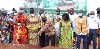 Prez cuts sod for Bono Region solid-waste plant