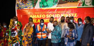Ahafo chiefs, people praise gov’t for solid waste plant