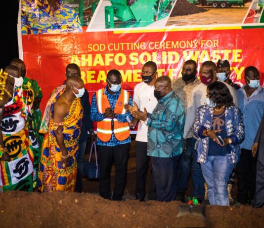 Ahafo chiefs, people praise gov’t for solid waste plant