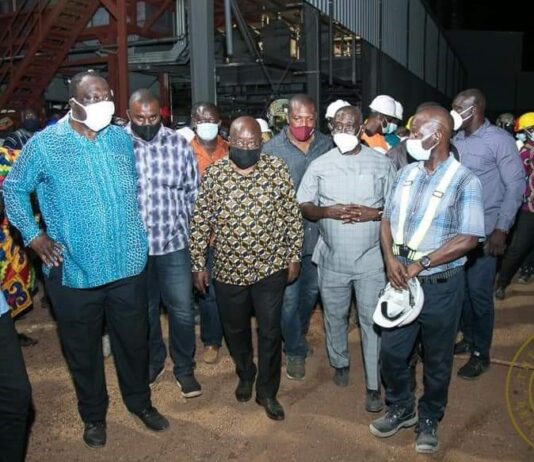 1D1F: President inspects US$34m Amantin starch processing factory