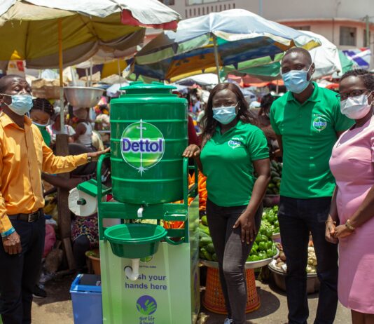 Dettol installs 15 handwashing station in Accra markets