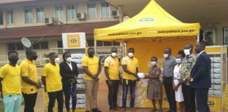 Six hospitals receive over15, 000 nose masks from MTN