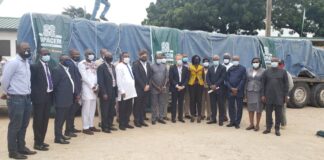 Continental Blue Investment donates free bags of cement to three government institutions