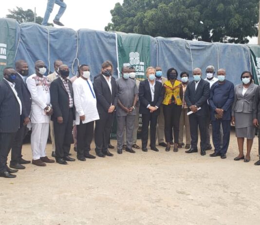 Continental Blue Investment donates free bags of cement to three government institutions