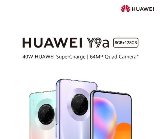 Huawei Y9a with powerful SuperCharge, solid memory and stunning flagship design available now