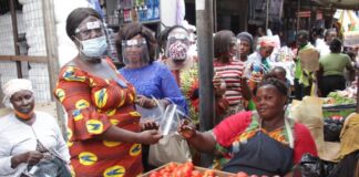 NanoLab Foundation donates 2,000 face shields to Ashaiman market women, porters