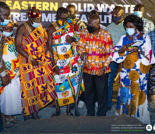 Eastern Region gets share of solid waste plant …As President cut sod for work to begin