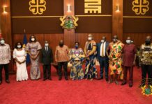 President inaugurates governing board of RTI Commission