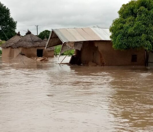 Vice President visits flood victims in North East Region