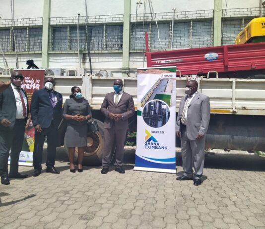 GEXIM presents tractor to MoFA towards National Farmers’ Day
