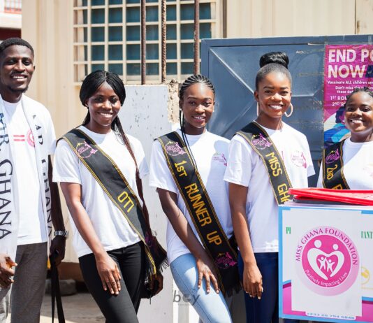 Miss Ghana Foundation donates PPE to La township