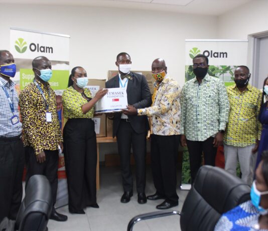 Olam and Temasek donate COVID-19 PPE to Noguchi Institute