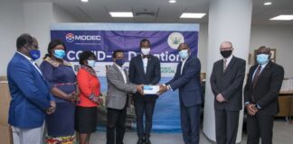 MODEC and Partners support 4 National COVID-19 Testing Centres with over US$600,000