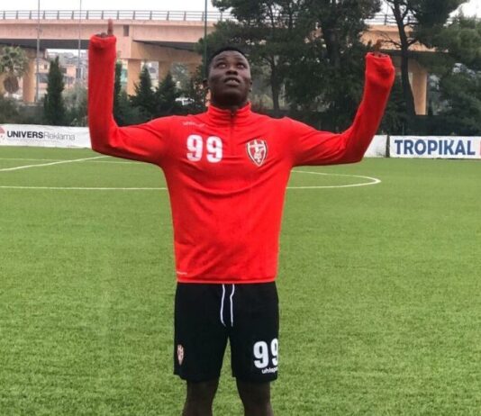 Inter Allies striker Samuel Armah signs for Albania top flight team