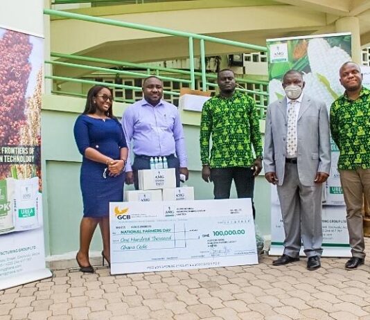 AMG donates GH¢100, 000, fertilisers, others toward Farmer’s Day