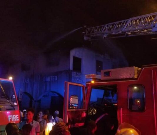 Fire destroys office of ghanabusinessnews.com