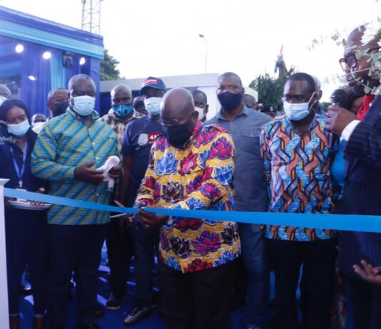 Akufo-Addo unveils ultra-modern Metro TV edifice