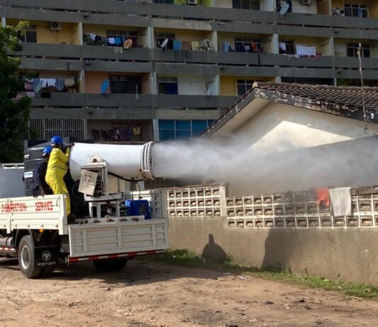 COVID-19 FIGHT: Greater Accra markets benefit from 3rd disinfection
